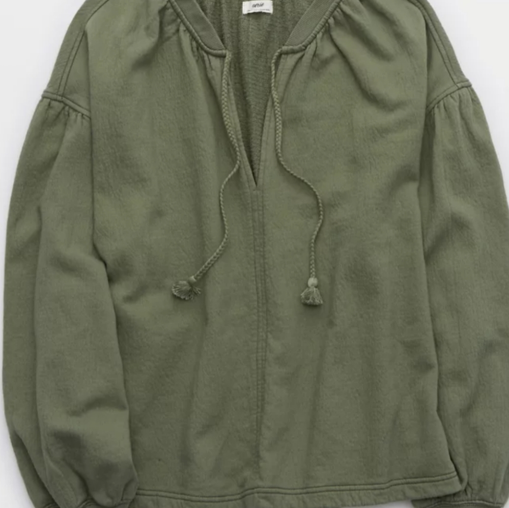 Aerie Easy Street Oversized Sweatshirt Size S - Picture 4 of 13